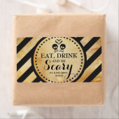 Mini Champagne Label Gothic Wedding Favor (Insitu)