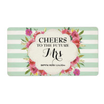 Mini Champagne Label Vrijgezellenfeest Favor - gro