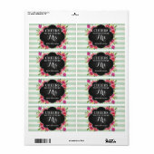 Mini Champagne Label Vrijgezellenfeest Favor - gro (Full Sheet)