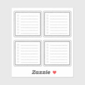Mini Checklist Planner Sticker (Vel)