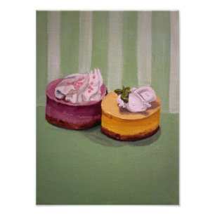 Mini Cheesecakes Foto Afdruk