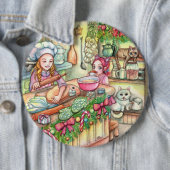 Mini Chef in de keuken Ronde Button 6,0 Cm (In situ)