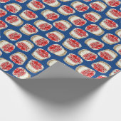 Mini Cherry Cheesecakes - Blauw inpakpapier (Hoek)