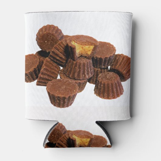 Mini Chocolade en Peanut-behandelingen Blikjeskoeler (Voorkant)
