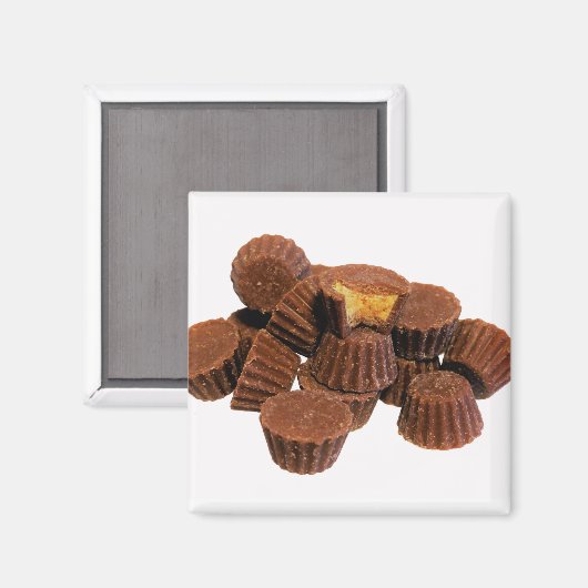 Mini Chocolade en Peanut-behandelingen Magneet (Voorkant / Achterkant)