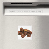 Mini Chocolade en Peanut-behandelingen Magneet (Insitu (Vaatwasser))
