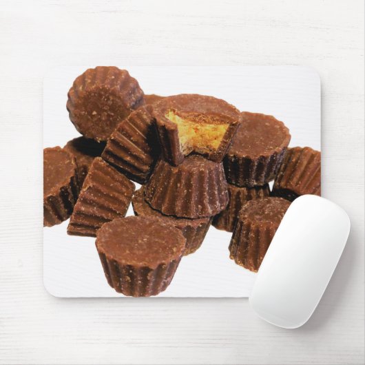 Mini Chocolade en Peanut-behandelingen Muismat (Met muis)