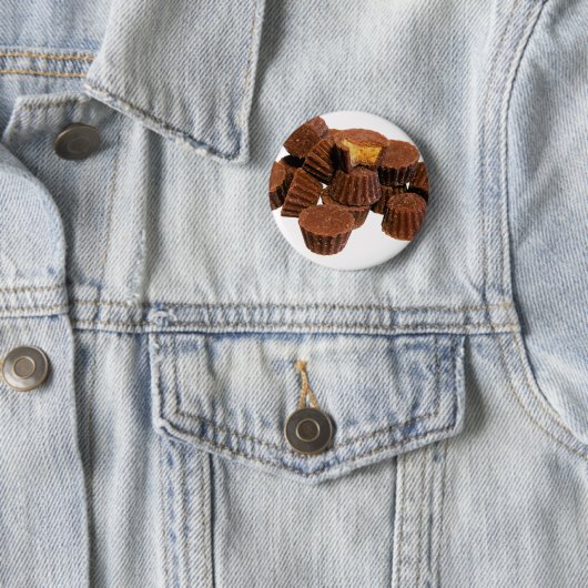 Mini Chocolade en Peanut-behandelingen Ronde Button 5,7 Cm (In situ)