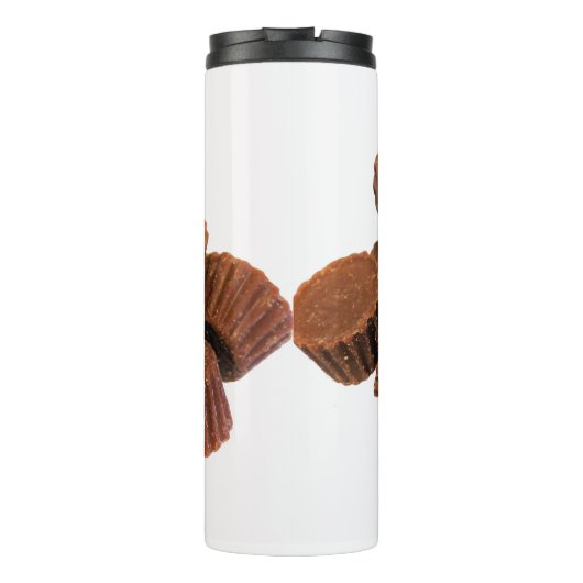 Mini Chocolade en Peanut-behandelingen Thermosbeker (Achterkant)