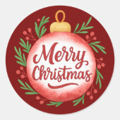 Mini Christmas Sticker Set – Festive Holiday Sayin (Voorkant)