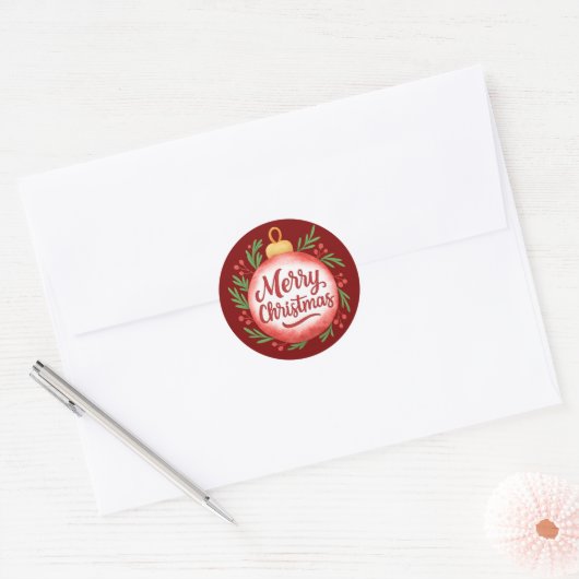 Mini Christmas Sticker Set – Festive Holiday Sayin (Envelop)