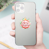 Mini Christmas Sticker Set – Festive Holiday Sayin (Telefoon)