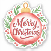 Mini Christmas Sticker Set – Festive Holiday Sayin (Voorkant)