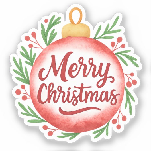 Mini Christmas Sticker Set – Festive Holiday Sayin (Voorkant)