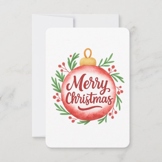 Mini Christmas Sticker Set – Festive Holiday Sayin Bedankkaart (Voorkant)