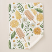 Mini Citrus Popsicle Sherpa Blanket – Small Sherpa Deken (Voorkant)
