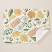 Mini Citrus Popsicle Sherpa Deken – Klein (Voorkant (horizontaal))