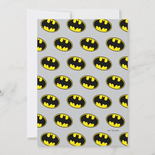 Mini Classic Batman Sketch Birthday Kaart (Achterkant)