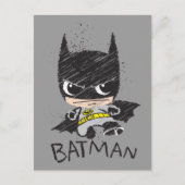 Mini Classic Batman Sketch Briefkaart (Voorkant)