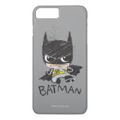 Mini Classic Batman Sketch Case-Mate iPhone Case (Achterkant)