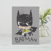 Mini Classic Batman Sketch Kaart (Staand voorkant)