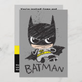 Mini Classic Batman Sketch Kaart (Voorkant / Achterkant)