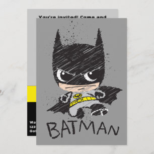 Mini Classic Batman Sketch Kaart