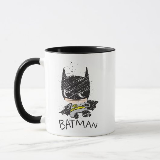 Mini Classic Batman Sketch Mok (Links)