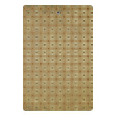 Mini Clipboard, Acorn Brown Boho Grunge Pattern Klembord (Achterkant)