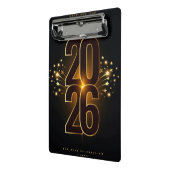 Mini Clipboard-Happy New Year 2026  Mini Klembord (Angled2)