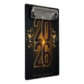 Mini Clipboard-Happy New Year 2026  Mini Klembord (Schuin)