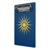 Mini clipboard with flag of Macedonia, Greece Klembord (Angled2)