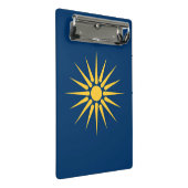 Mini clipboard with flag of Macedonia, Greece Klembord (Schuin)