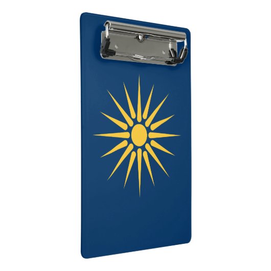 Mini clipboard with flag of Macedonia, Greece Mini Klembord (Schuin)