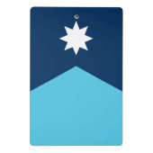 Mini clipboard with flag of Minnesota, USA Mini Klembord (Achterkant)
