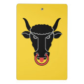 Mini clipboard with flag of Uri, Switzerland Mini Klembord (Achterkant)