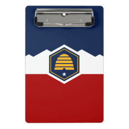 Mini clipboard with new flag of Utah, USA Klembord