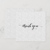 Mini Clouded Paper Design Folded  Bedankkaart (Voorkant / Achterkant)