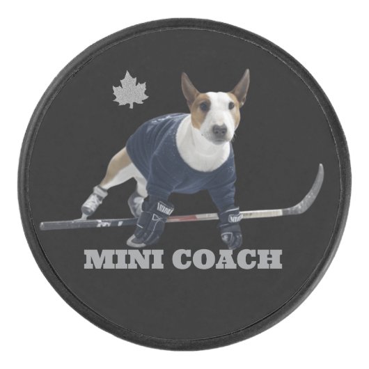 MINI COACH HOCKEY PUCK (Voorkant)