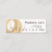 Mini Coffee Cup Stain Punchcard Klantenkaartje (Voorkant)