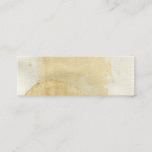 Mini Coffee Cup Stain Punchcard Klantenkaartje (Achterkant)
