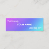 Mini Colorful Gradient Visitekaartjes (Voorkant)