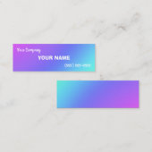 Mini Colorful Gradient Visitekaartjes (Voorkant / Achterkant)