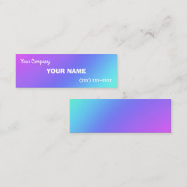 Mini Colorful Gradient Visitekaartjes