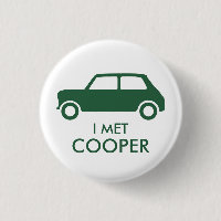 Mini Cooper HandelsSpeld - Groen op Wit