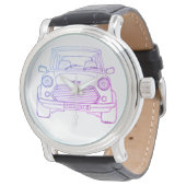 Mini Cooper Horloge (Gekanteld)