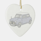 Mini Cooper  Keramisch Ornament (Rechts)