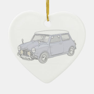 Mini Cooper  Keramisch Ornament