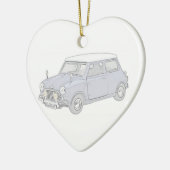 Mini Cooper  Keramisch Ornament (Links)