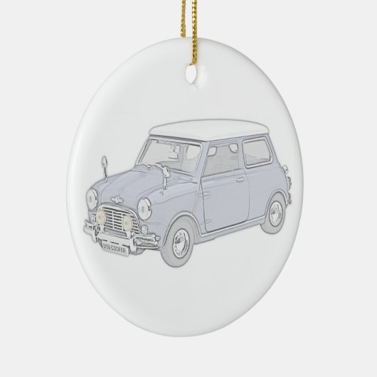 Mini Cooper  Keramisch Ornament (Rechts)